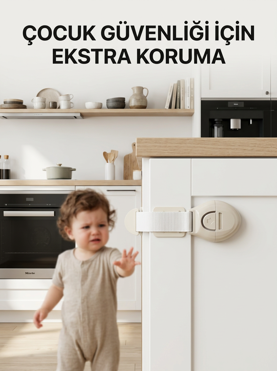 Dolap ve Çekmeceler İçin Çocuk Güvenlik Kilidi Pratik Emniyet Aparatı - Bayi Depom Dolap ve Çekmeceler İçin Çocuk Güvenlik Kilidi Pratik Emniyet Aparatı - Bayi Depom