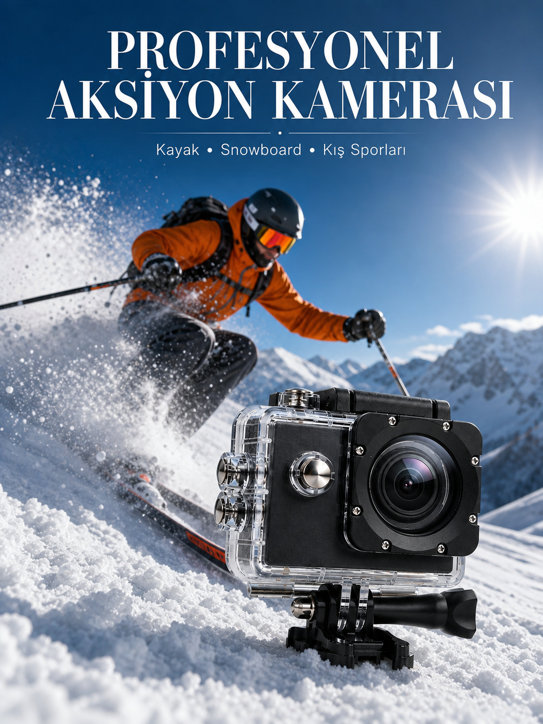 1080P Full HD Spor Kamerası Kompakt ve Dayanıklı Tasarım - Bayi Depom 1080P Full HD Spor Kamerası Kompakt ve Dayanıklı Tasarım - Bayi Depom