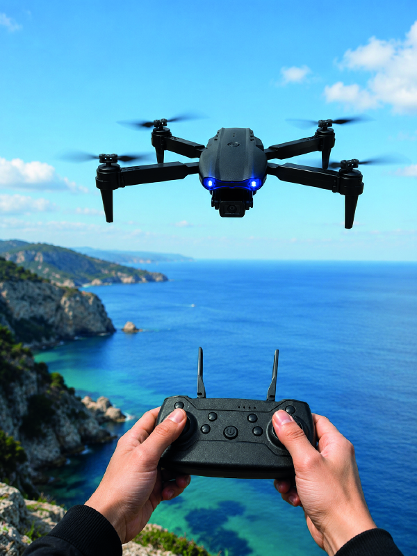 4K HD Kameralı Katlanabilir Drone Sabit Yükseklik Destekli Uzaktan Kumandalı Drone - Bayi Depom