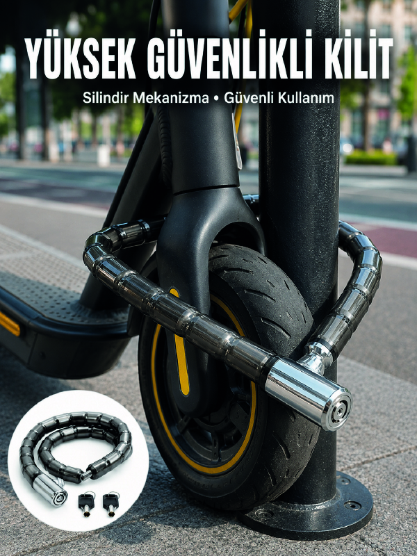 Şeffaf PVC Kaplamalı Dayanıklı Motosiklet ve Bisiklet Güvenlik Kilidi - Bayi Depom Şeffaf PVC Kaplamalı Dayanıklı Motosiklet ve Bisiklet Güvenlik Kilidi - Bayi Depom