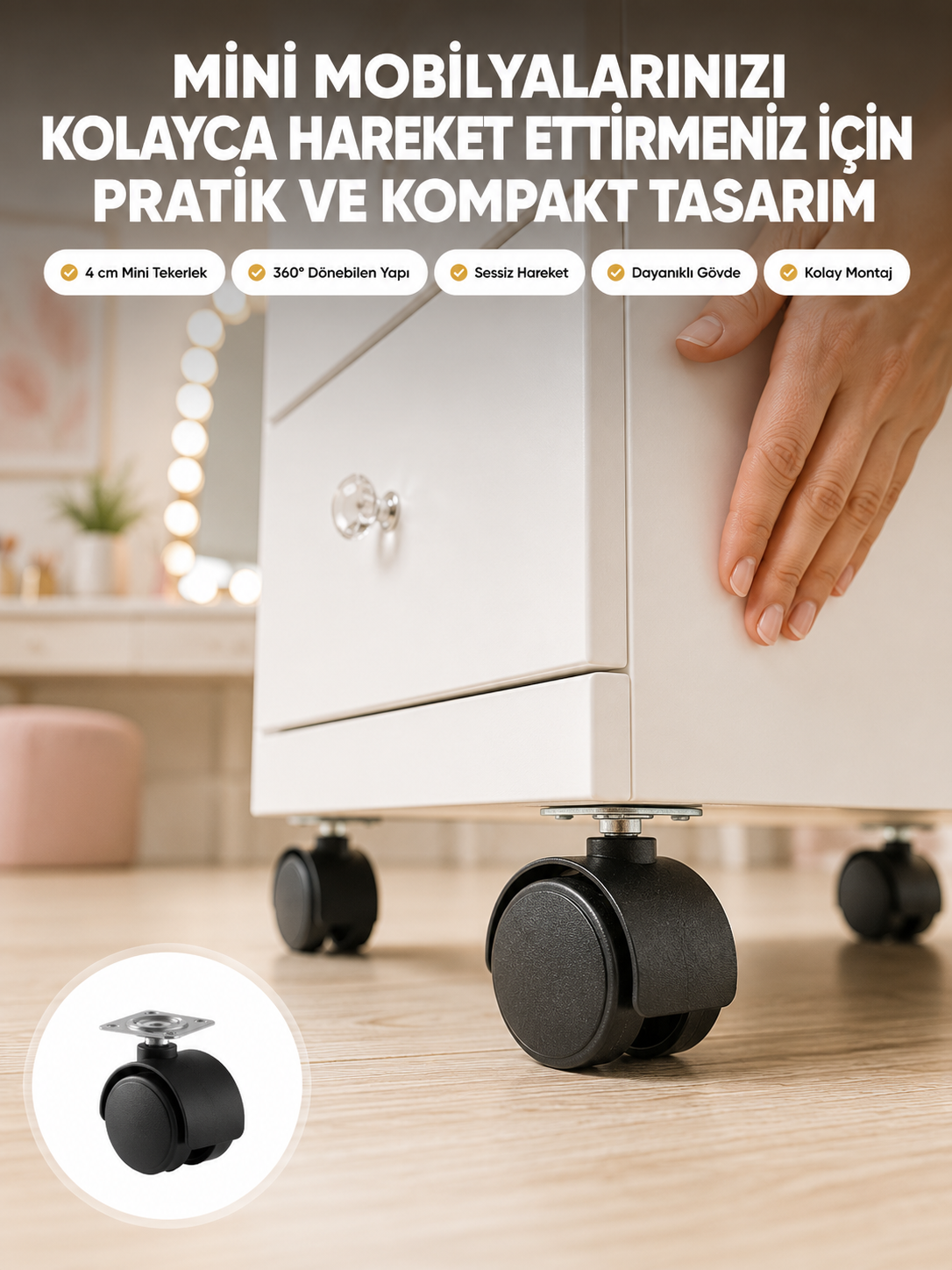 Kilitsiz 4 cm Mobilya Ayağı Tek Adet Pratik ve Dayanıklı - Bayi Depom Kilitsiz 4 cm Mobilya Ayağı Tek Adet Pratik ve Dayanıklı - Bayi Depom