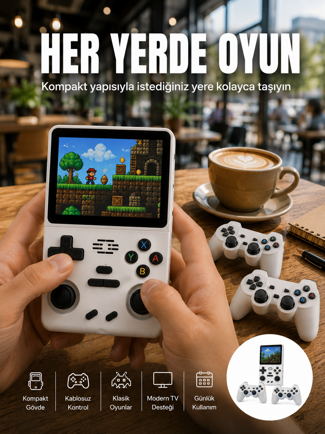 Geniş Ekranlı Taşınabilir Retro Oyun Konsolu Yeni Nesil - Bayi Depom Geniş Ekranlı Taşınabilir Retro Oyun Konsolu Yeni Nesil - Bayi Depom