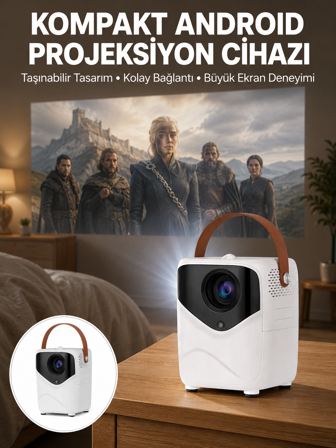 Projeksiyon Ev Sineması Bluetooth 4k HD Kaliteli Görüntü Kumandalı Yeni Nesil - Bayi Depom Projeksiyon Ev Sineması Bluetooth 4k HD Kaliteli Görüntü Kumandalı Yeni Nesil - Bayi Depom
