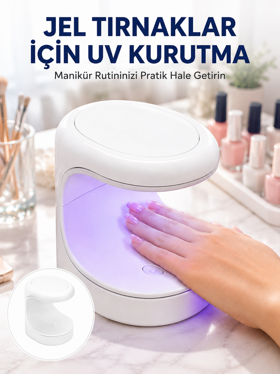 Kalıcı Oje Kurutucu UV Led Teknolojisi Taşınabilir Mini Tırnak Kurutucu Yeni Nesil - Bayi Depom Kalıcı Oje Kurutucu UV Led Teknolojisi Taşınabilir Mini Tırnak Kurutucu Yeni Nesil - Bayi Depom