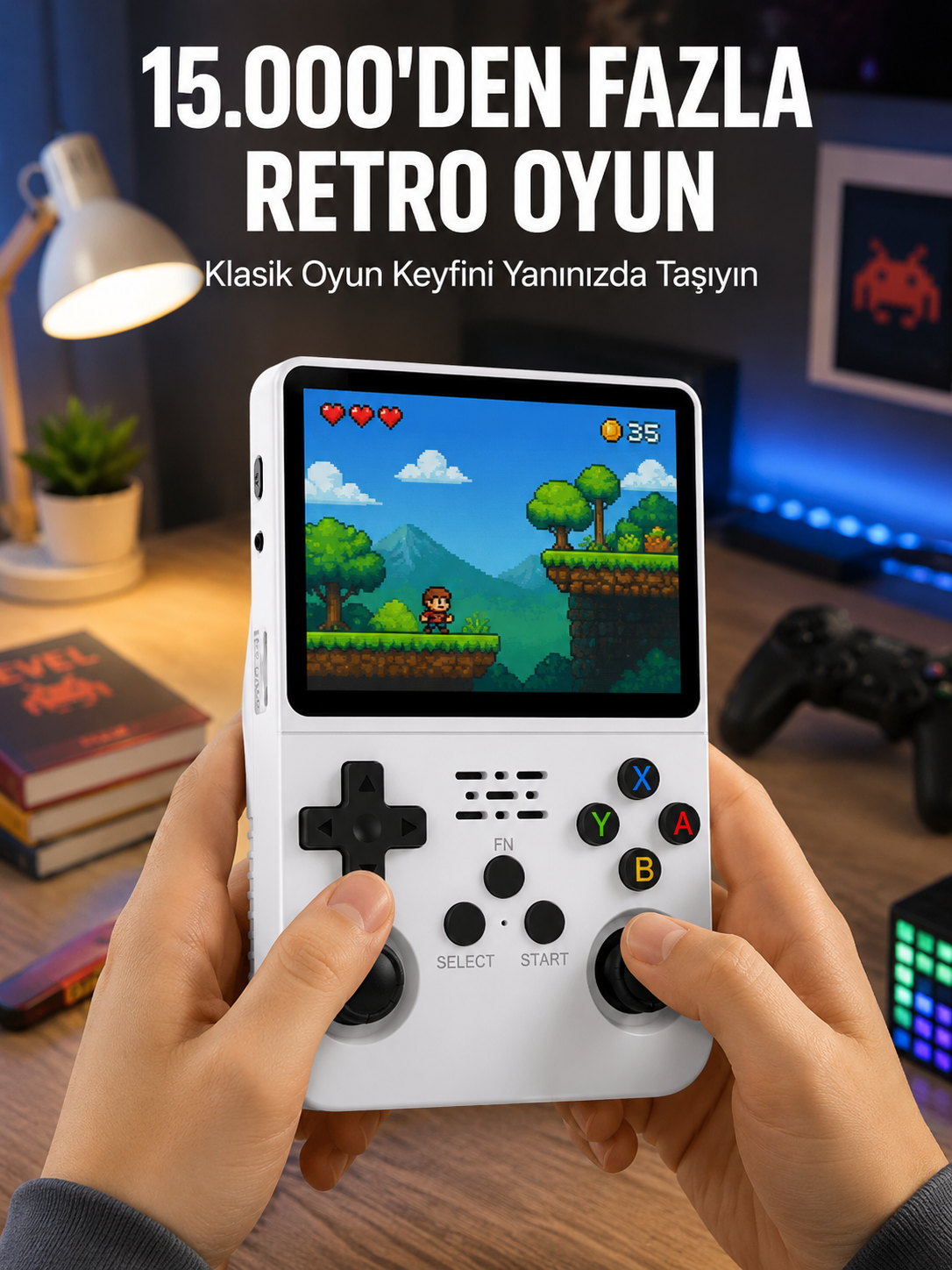 Taşınabilir Retro Oyun Konsolu Geniş Ekran ve Çoklu Emülatör Desteği Yeni Nesil - Bayi Depom Taşınabilir Retro Oyun Konsolu Geniş Ekran ve Çoklu Emülatör Desteği Yeni Nesil - Bayi Depom