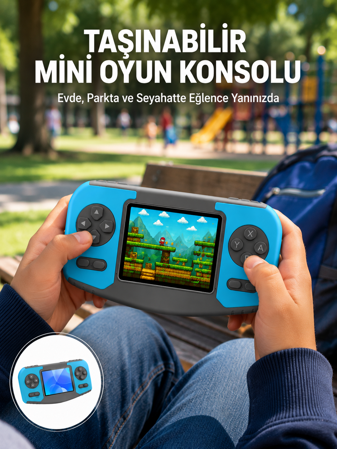 Taşınabilir Mini Video Oyun Konsolu Ergonomik Tasarım - Bayi Depom Taşınabilir Mini Video Oyun Konsolu Ergonomik Tasarım - Bayi Depom