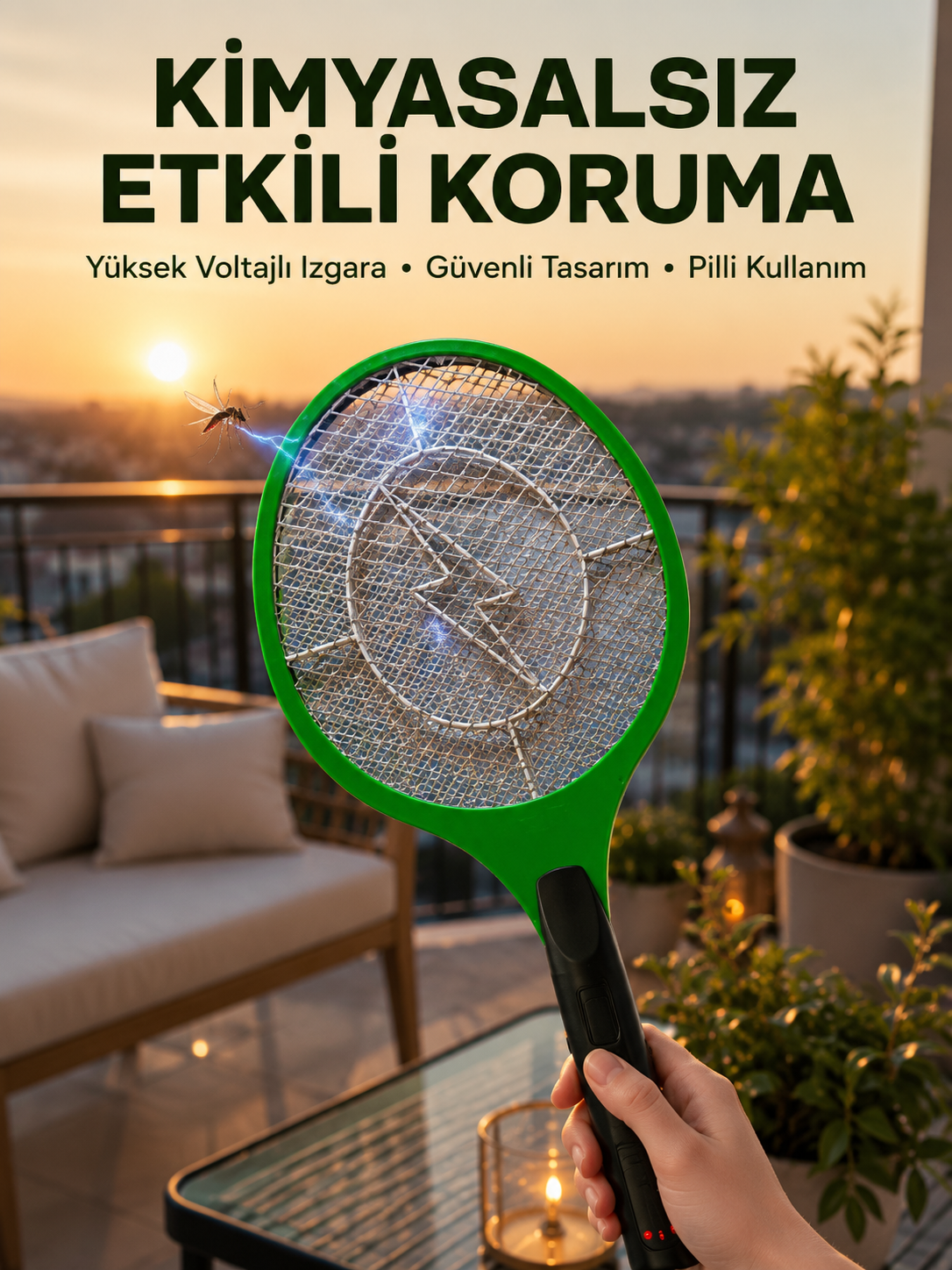 Hafif ve Ergonomik Elektronik Böcek Öldürücü – Güvenlik Koruması ile Pil Kontrollü - Bayi Depom Hafif ve Ergonomik Elektronik Böcek Öldürücü – Güvenlik Koruması ile Pil Kontrollü - Bayi Depom