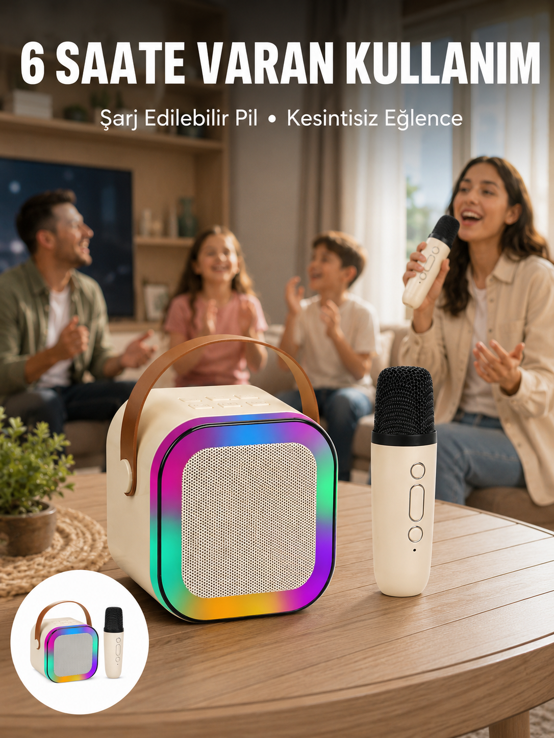 Taşınabilir Karaoke Mikrofon Seti Bluetooth Hoparlörlü Yeni Nesil - Bayi Depom Taşınabilir Karaoke Mikrofon Seti Bluetooth Hoparlörlü Yeni Nesil - Bayi Depom