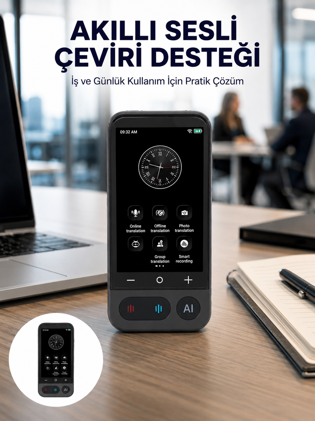 4.0 İnç Dokunmatik Ekranlı Akıllı Çeviri Cihazı Yeni Nesil - Bayi Depom 4.0 İnç Dokunmatik Ekranlı Akıllı Çeviri Cihazı Yeni Nesil - Bayi Depom