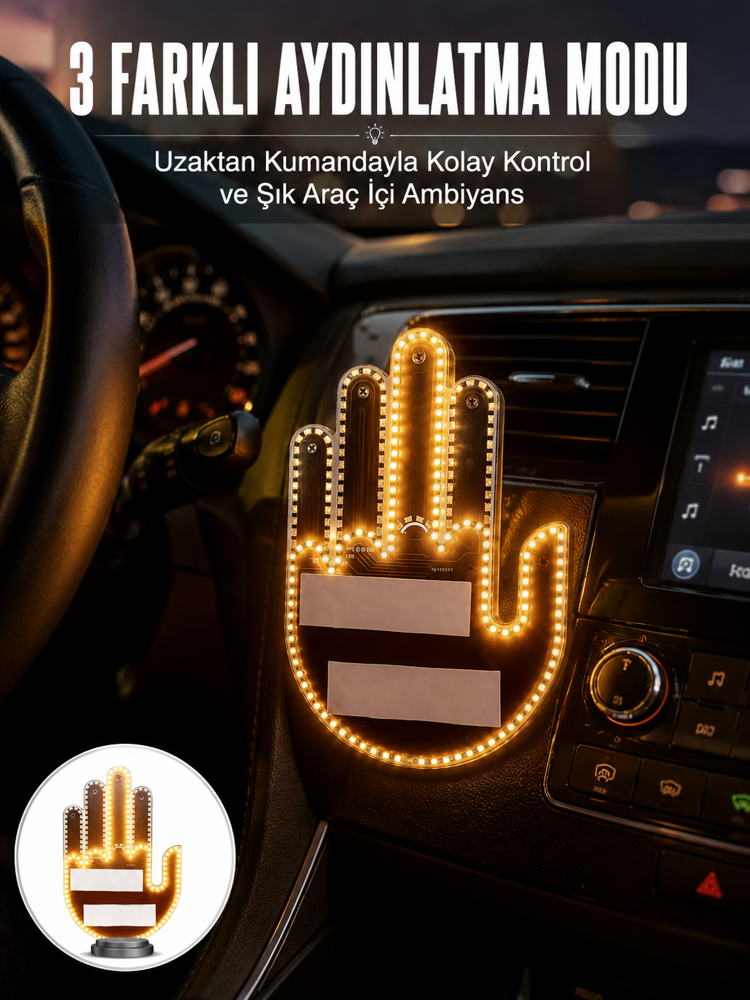 Uzaktan Kumandalı El Orta Parmak Led Araç Camına Özel Yeni Nesil - Bayi Depom Uzaktan Kumandalı El Orta Parmak Led Araç Camına Özel Yeni Nesil - Bayi Depom