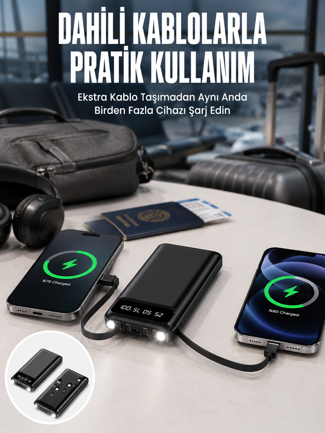20.000 Mah Led Işıklı LCD Ekran USB Girişli Type-C Lightning Powerbank Yeni Nesil - Bayi Depom 20.000 Mah Led Işıklı LCD Ekran USB Girişli Type-C Lightning Powerbank Yeni Nesil - Bayi Depom