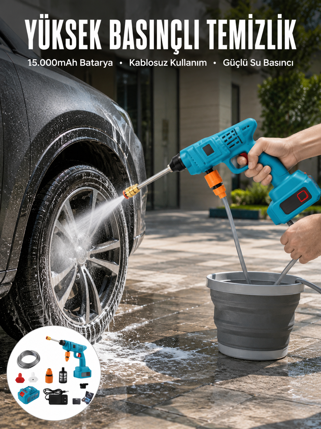 Şarjlı Ve Yüksek Basınçlı Oto Yıkama Makinesi Ve Sulama Tabancası Bahçe Yıkama Makinesi - Bayi Depom Şarjlı Ve Yüksek Basınçlı Oto Yıkama Makinesi Ve Sulama Tabancası Bahçe Yıkama Makinesi - Bayi Depom