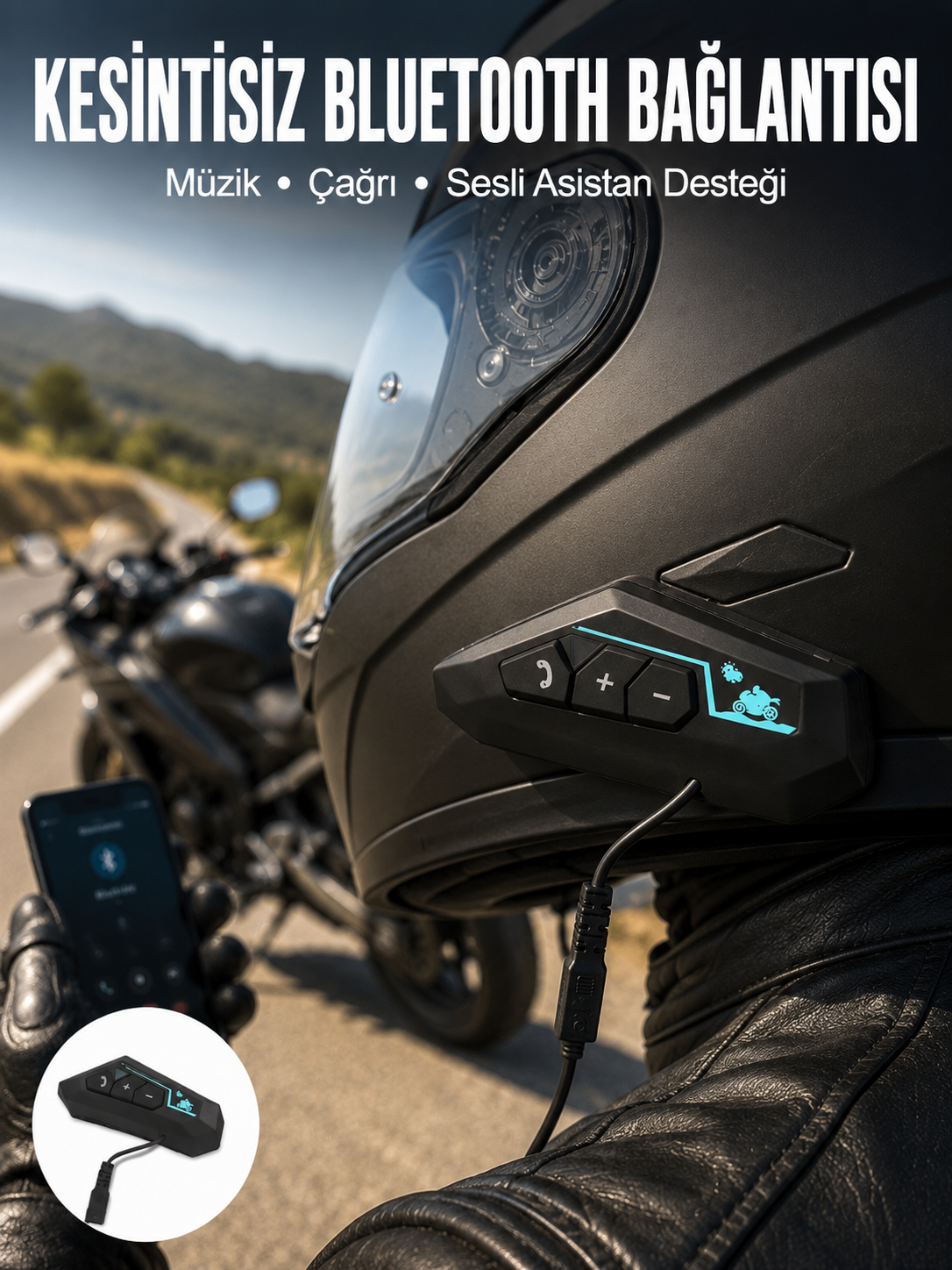 Kask Kulaklık Bluetooth Motosiklet Kulaklık Intercom Su Geçirmez - Bayi Depom Kask Kulaklık Bluetooth Motosiklet Kulaklık Intercom Su Geçirmez - Bayi Depom