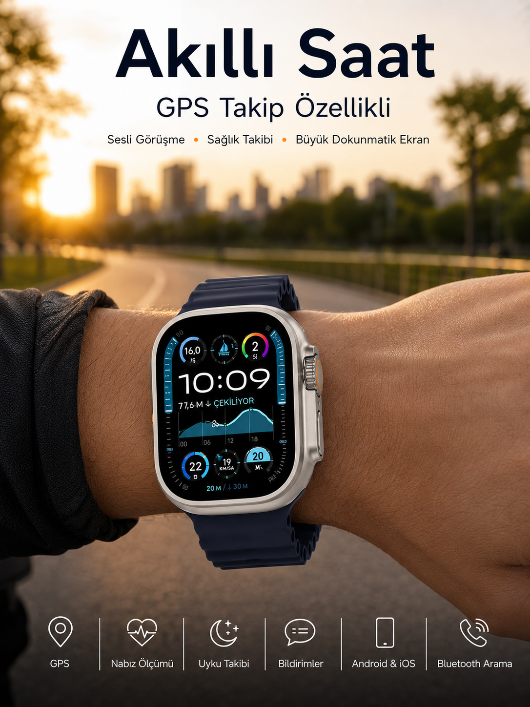 Akıllı Saat Nabız Ölçer Uyku Takibi Adımsayar Alarm ve Hatırlatıcı Çağrı Cevaplama Yeni Nesil - Bayi Depom Akıllı Saat Nabız Ölçer Uyku Takibi Adımsayar Alarm ve Hatırlatıcı Çağrı Cevaplama Yeni Nesil - Bayi Depom