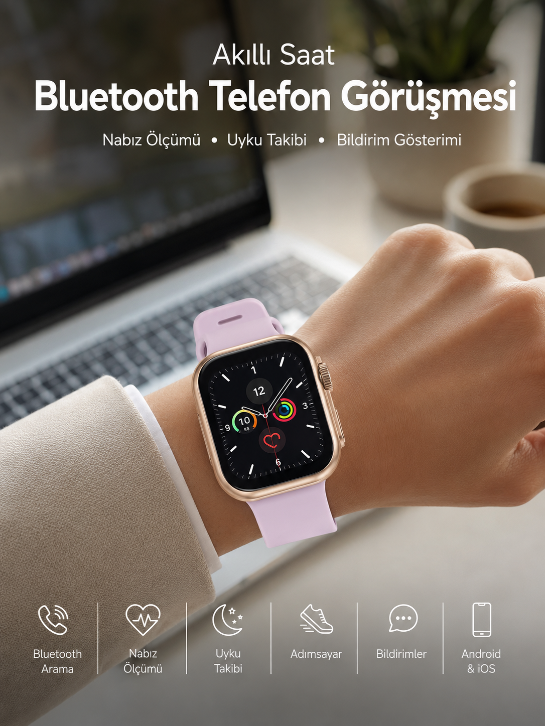 Bluetooth Görüşmeli Akıllı Saat, Sağlık Takibi ve Akıllı Bildirim Özellikleriyle Günlük Hayatınızı Kolaylaştırır - Bayi Depom Bluetooth Görüşmeli Akıllı Saat, Sağlık Takibi ve Akıllı Bildirim Özellikleriyle Günlük Hayatınızı Kolaylaştırır - Bayi Depom