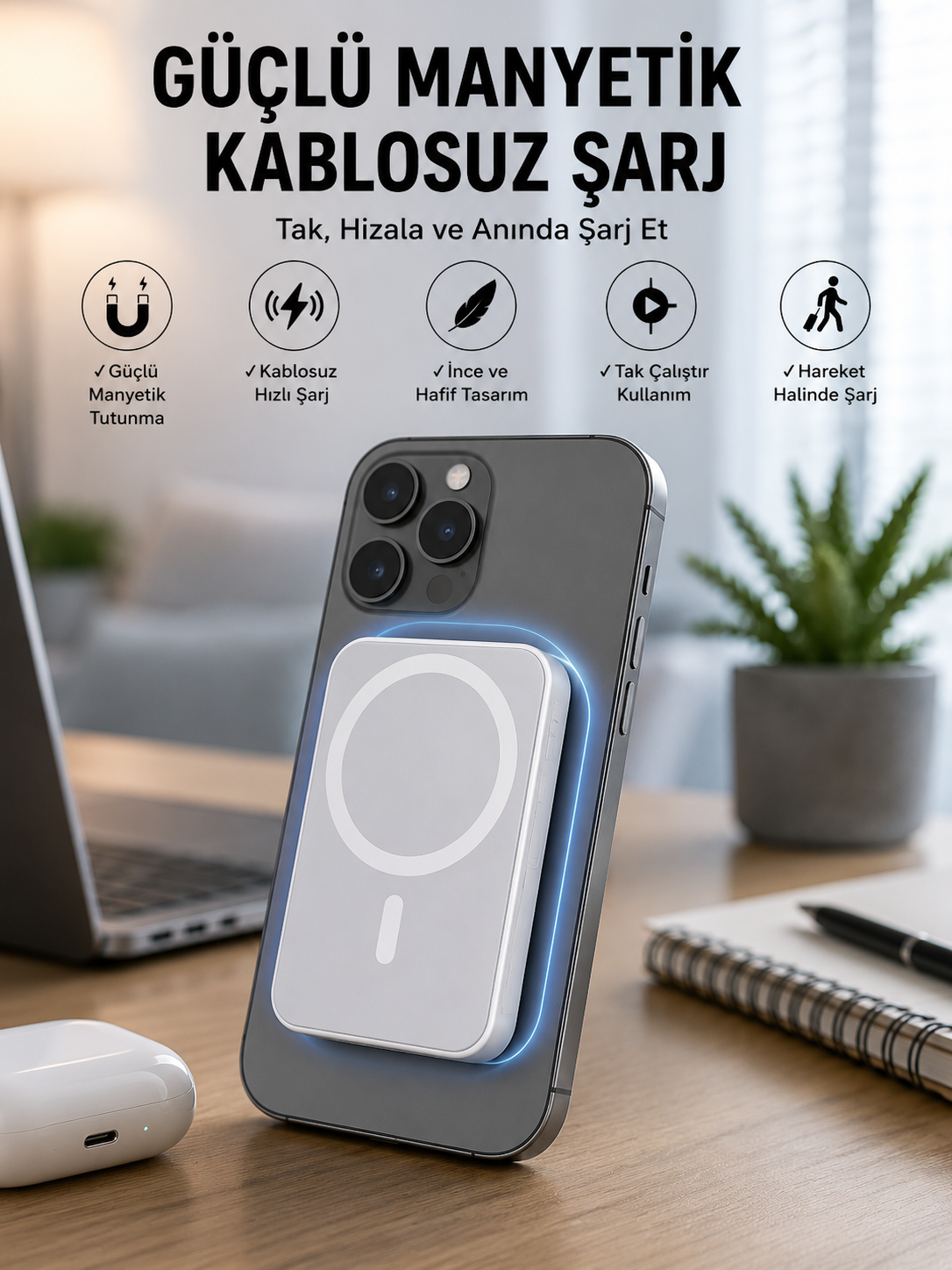 LF-100 MAGSAFE 5.000 MAH - Bayi Depom