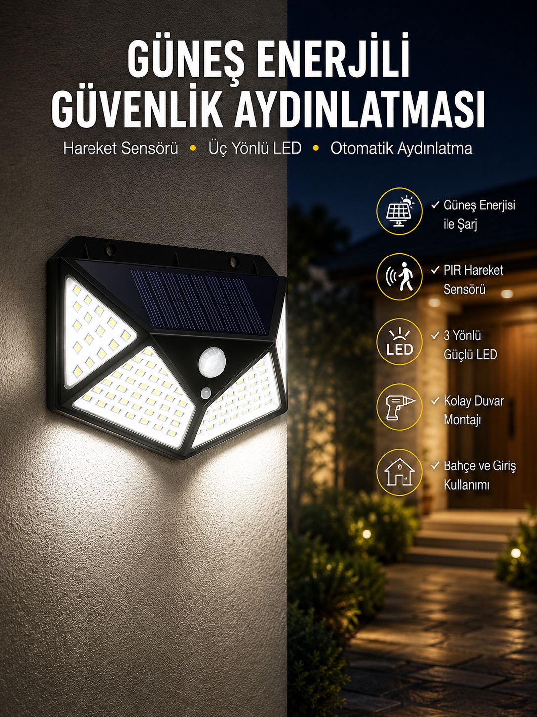 Bahçe Balkon ve Teras Aydınlatma Led Işık - Bayi Depom Bahçe Balkon ve Teras Aydınlatma Led Işık - Bayi Depom