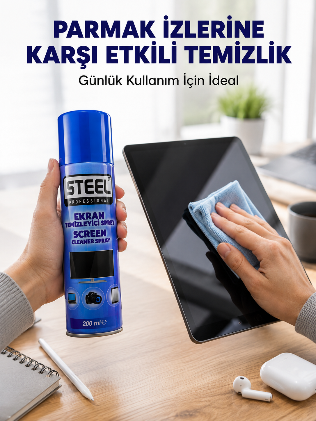 İz Bırakmadan Etkili Ekran Temizliği Sağlayan Sprey - Bayi Depom İz Bırakmadan Etkili Ekran Temizliği Sağlayan Sprey - Bayi Depom