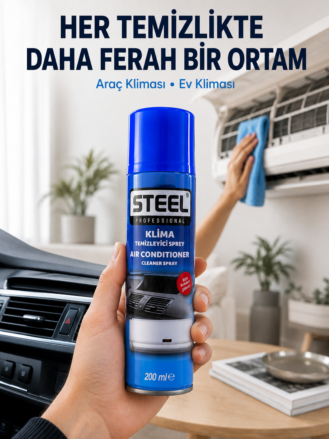 Klima ve Araç Havalandırma Temizleyici Sprey - Bayi Depom Klima ve Araç Havalandırma Temizleyici Sprey - Bayi Depom