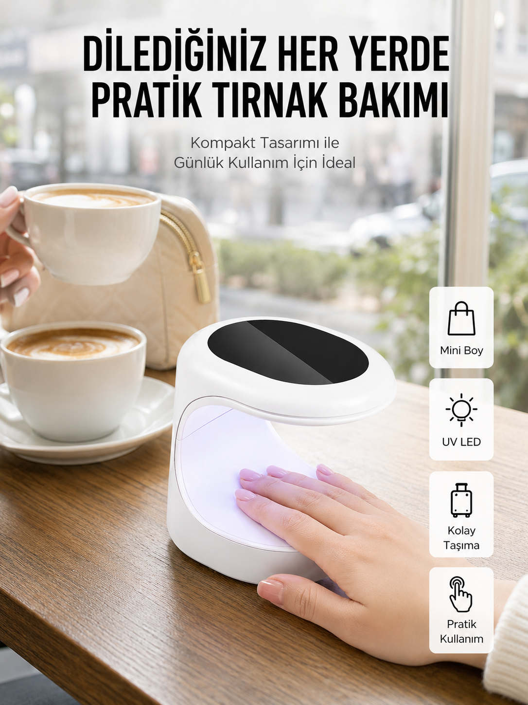 Kalıcı Oje Kurutucu UV Led Teknolojisi Taşınabilir Mini Tırnak Kurutucu - Bayi Depom Kalıcı Oje Kurutucu UV Led Teknolojisi Taşınabilir Mini Tırnak Kurutucu - Bayi Depom
