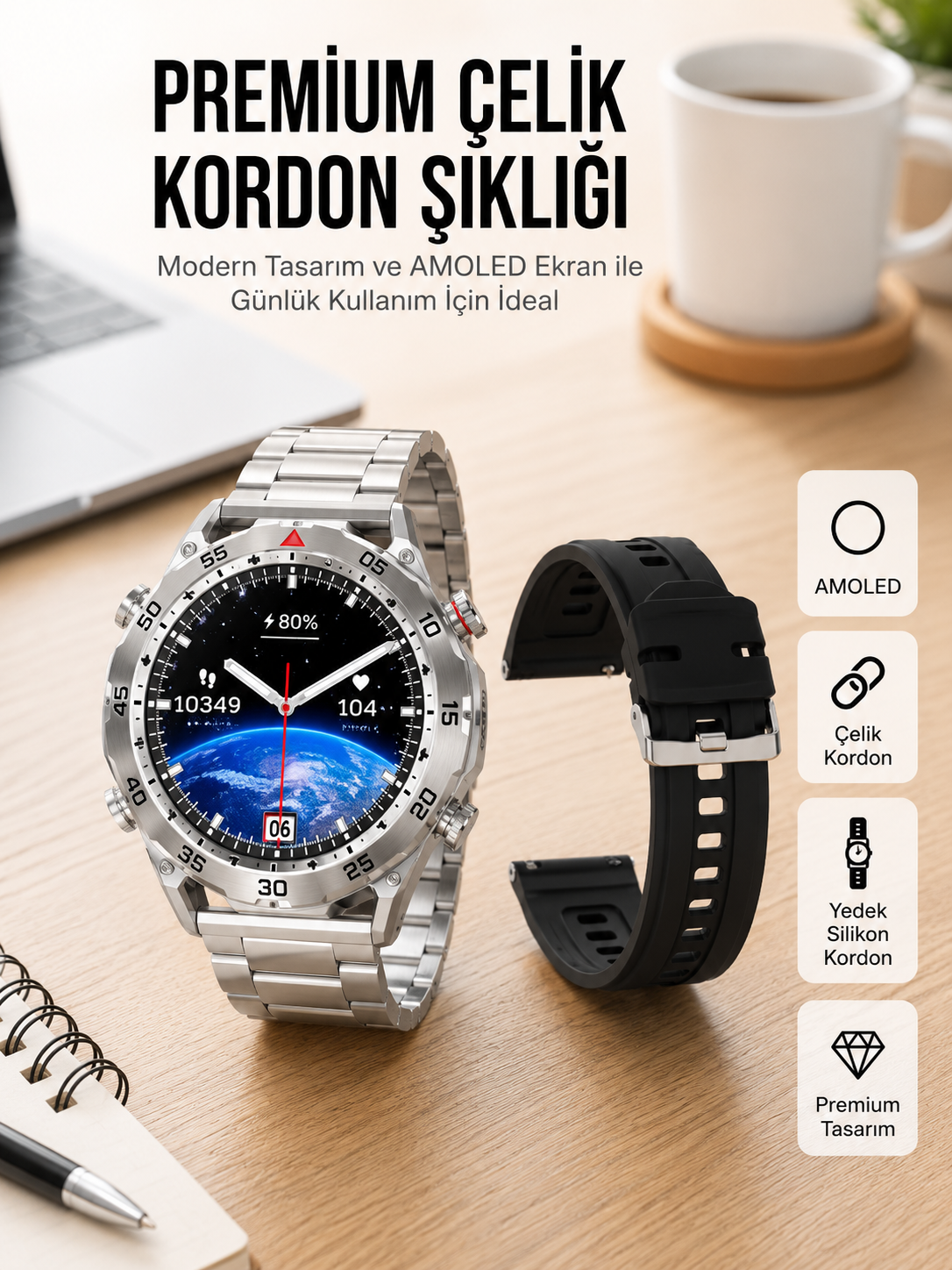 2025 Model Yuvarlak Ekran Android ve İOS Uyumlu GPS Takibi Yapabilen Akıllı Saat Yeni Nesil - Bayi Depom 2025 Model Yuvarlak Ekran Android ve İOS Uyumlu GPS Takibi Yapabilen Akıllı Saat Yeni Nesil - Bayi Depom