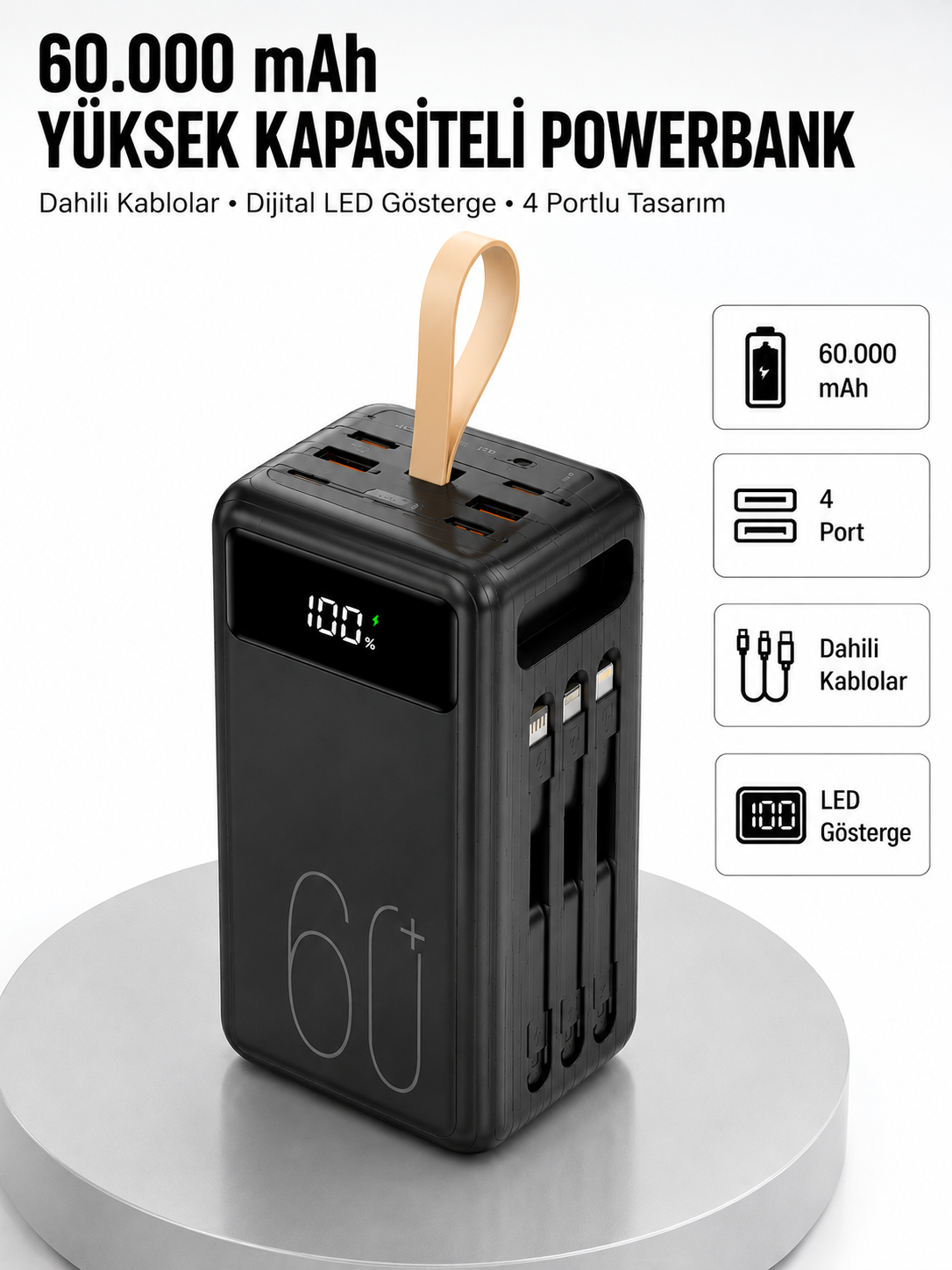 Güvenlik Korumalı Hızlı Şarj Özellikli Powerbank Yeni Nesil - Bayi Depom