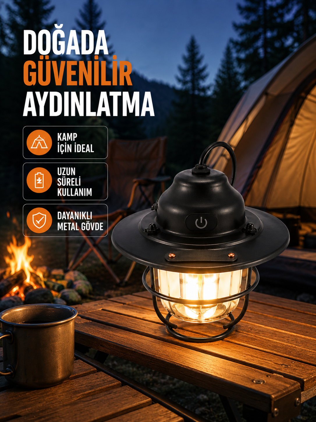Uzun Ömürlü Bataryalı Outdoor LED Gece Lambası - Bayi Depom Uzun Ömürlü Bataryalı Outdoor LED Gece Lambası - Bayi Depom