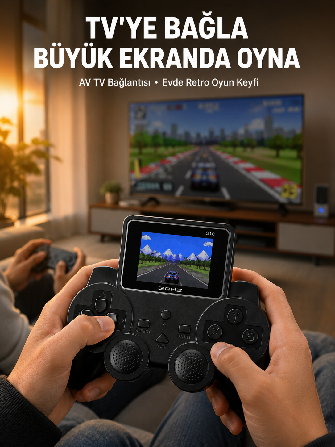 Retro Oyun Konsolu 520 Klasik Oyunlu Şarj Edilebilir El Konsolu - Bayi Depom Retro Oyun Konsolu 520 Klasik Oyunlu Şarj Edilebilir El Konsolu - Bayi Depom