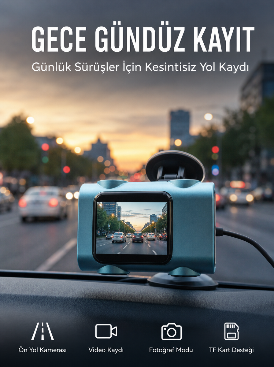 Araç Güvenlik Kamerası Öne Bakan Yol Kayıt Cihazı Yeni Nesil - Bayi Depom Araç Güvenlik Kamerası Öne Bakan Yol Kayıt Cihazı Yeni Nesil - Bayi Depom
