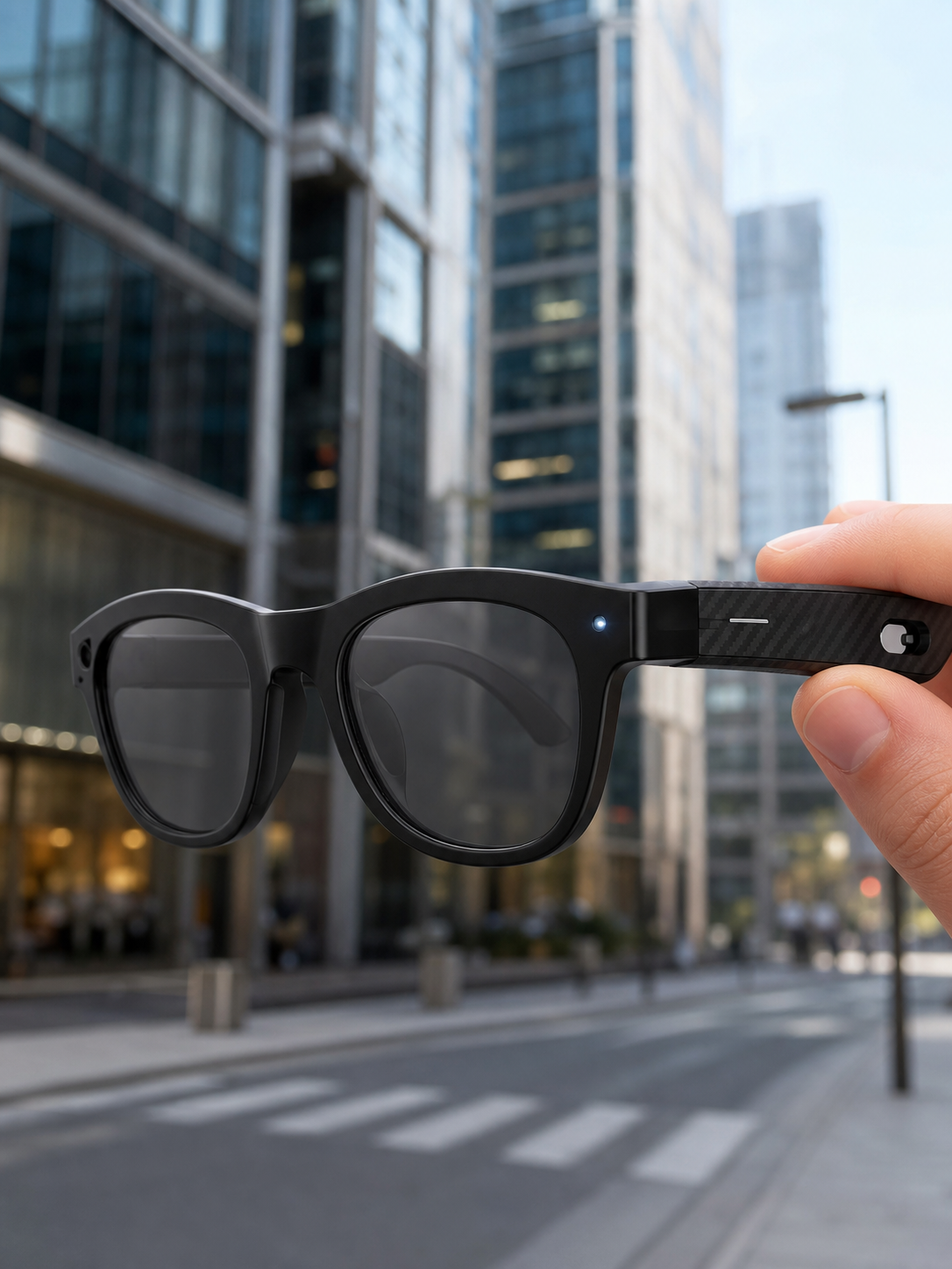 Yapay Zekâ Destekli Bluetooth Akıllı Gözlük Açık Kulak Ses Teknolojisi Müzik Dinleme ve Telefon Görüşmesi - Bayi Depom
