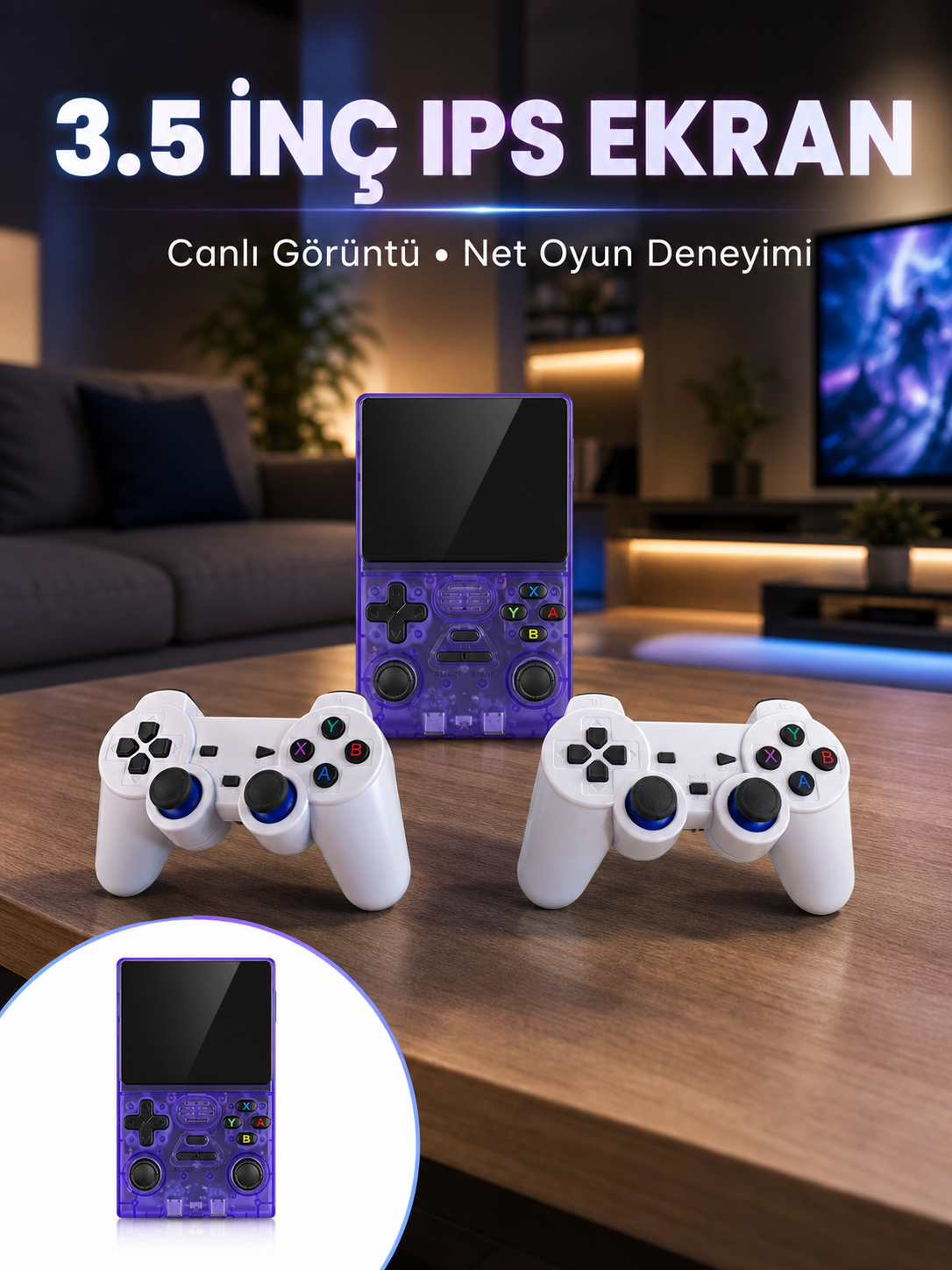 Taşınabilir Oyun Konsolu Çift Oyuncu Destekli HDMI Çıkışlı - Bayi Depom Taşınabilir Oyun Konsolu Çift Oyuncu Destekli HDMI Çıkışlı - Bayi Depom