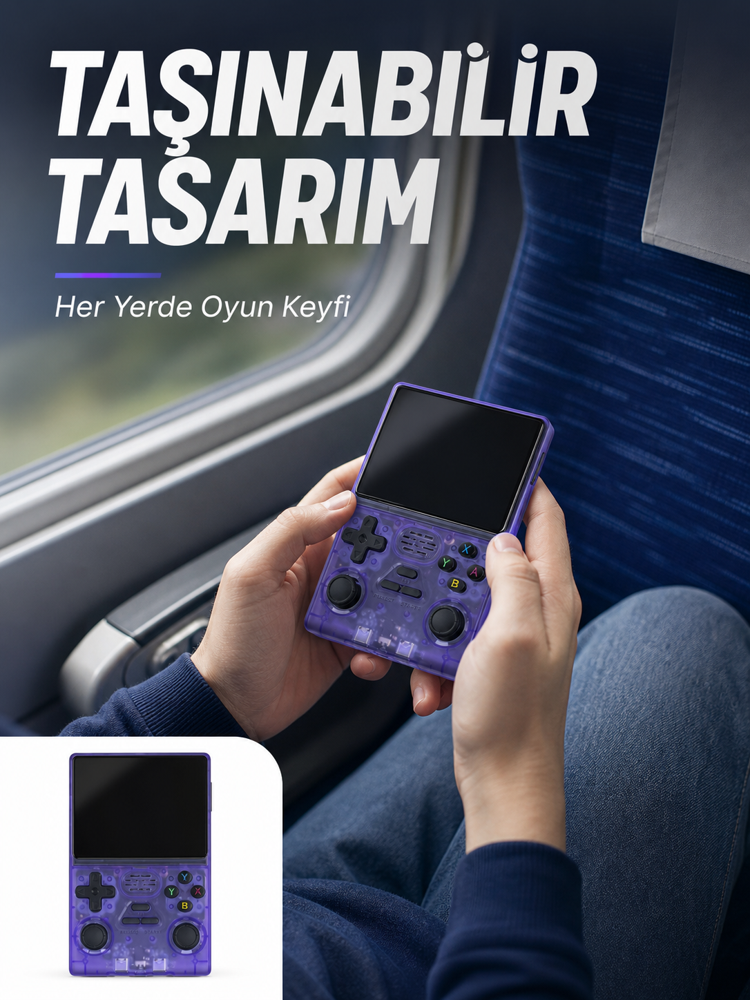 Kablosuz Kollu 3.5 İnç IPS Ekranlı Retro El Oyun Konsolu - Bayi Depom Kablosuz Kollu 3.5 İnç IPS Ekranlı Retro El Oyun Konsolu - Bayi Depom