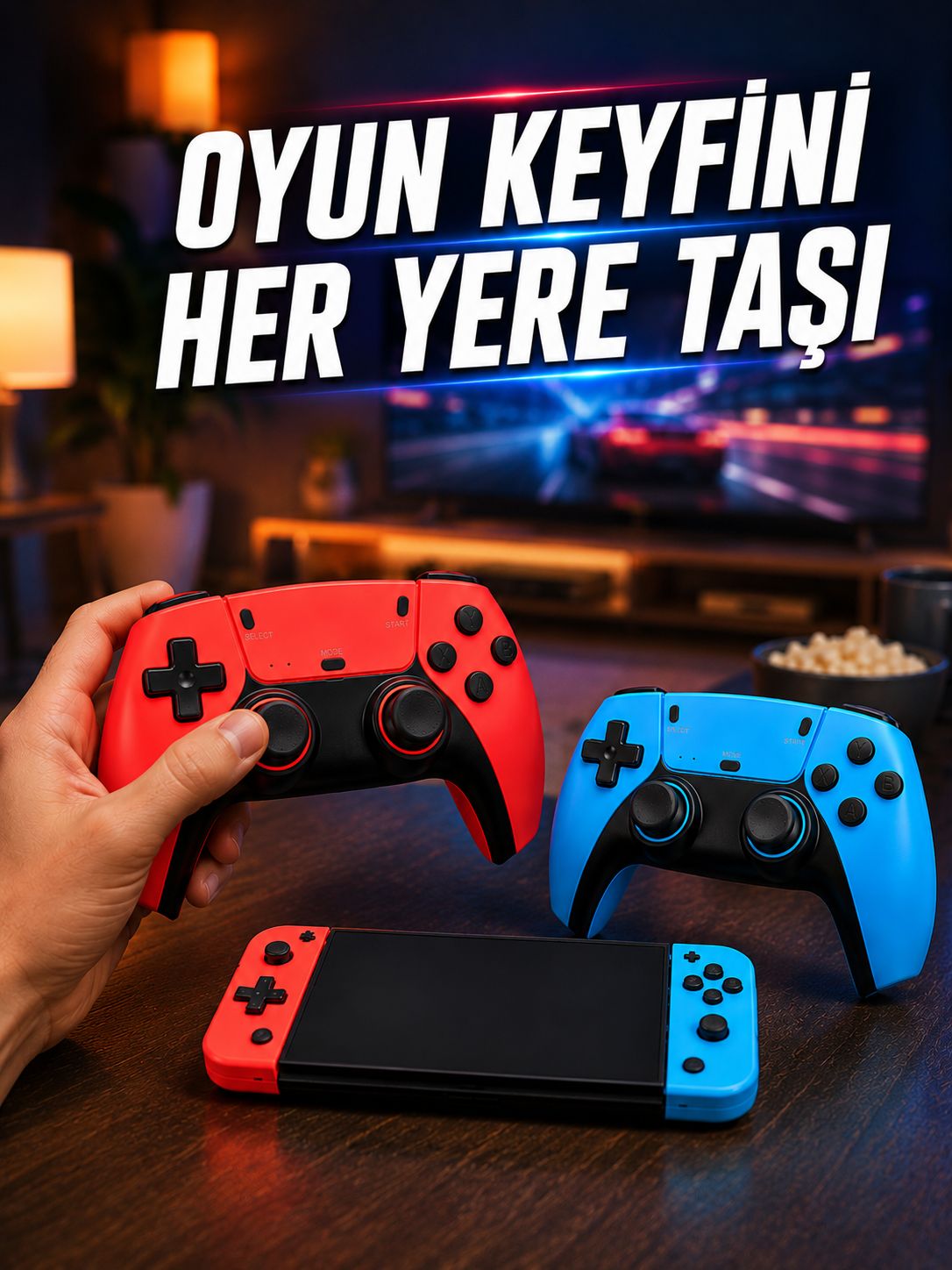 Mini Oyun Konsolu Çift Kablosuz Kontrolcü HDMI Bağlantılı Oyun Cihazı - Bayi Depom Mini Oyun Konsolu Çift Kablosuz Kontrolcü HDMI Bağlantılı Oyun Cihazı - Bayi Depom