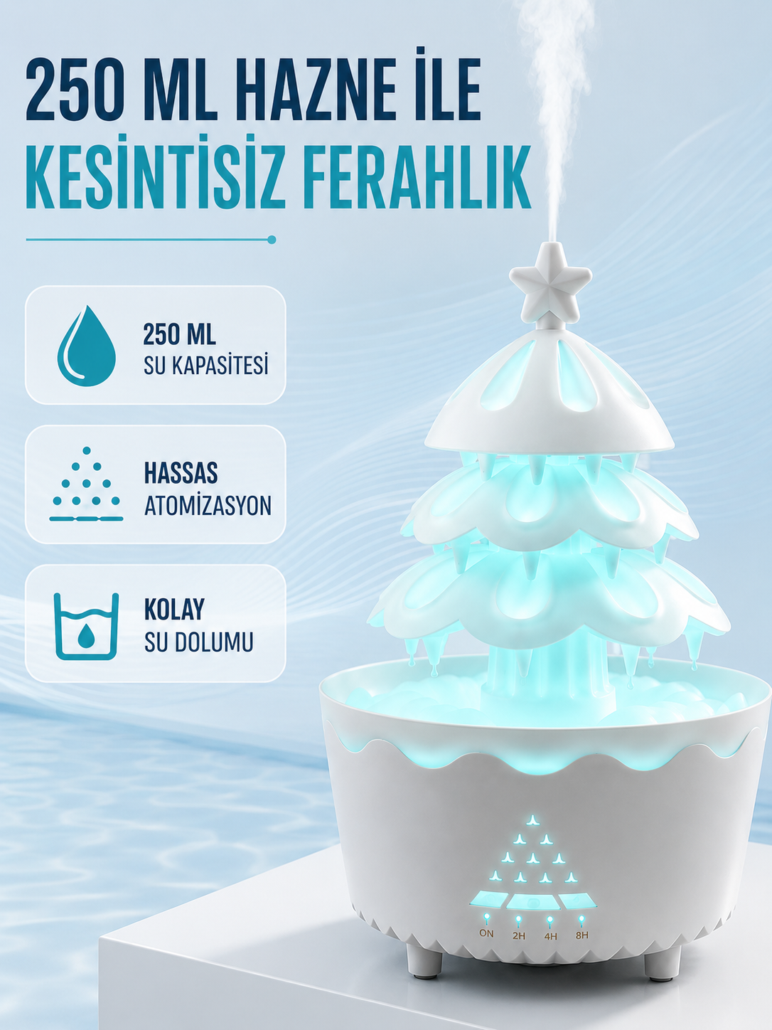 Şans Ağacı LED Işıklı Ultrasonik Buhar Makinesi Esansiyel Yağ Aroma Yayıcı - Bayi Depom Şans Ağacı LED Işıklı Ultrasonik Buhar Makinesi Esansiyel Yağ Aroma Yayıcı - Bayi Depom