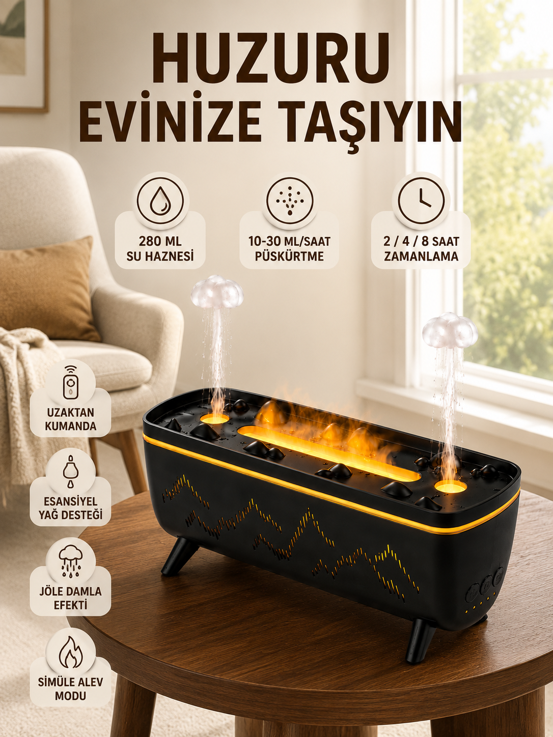 PDPG-V72 ŞÖMİNE NEMLENDİRİCİ SİYAH - Bayi Depom PDPG-V72 ŞÖMİNE NEMLENDİRİCİ SİYAH - Bayi Depom