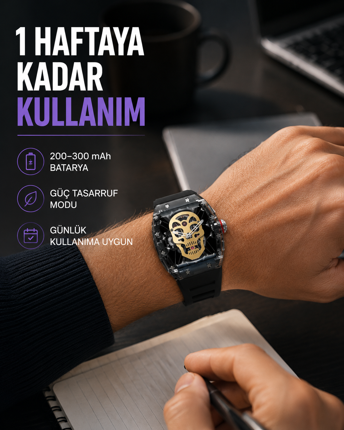 Çoklu Spor Modlu Akıllı Saat Bildirim Destekli - Bayi Depom Çoklu Spor Modlu Akıllı Saat Bildirim Destekli - Bayi Depom