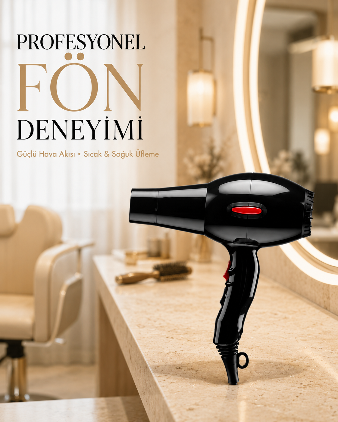 2200 Watt Profesyonel Saç Kurutma Makinesi AC Motorlu Yüksek Performanslı - Bayi Depom 2200 Watt Profesyonel Saç Kurutma Makinesi AC Motorlu Yüksek Performanslı - Bayi Depom