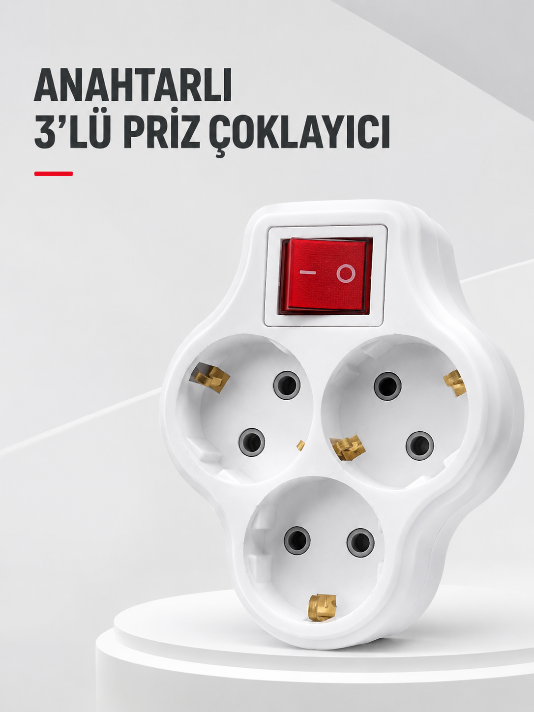 Duvar Tipi 3’lü Priz Çoklayıcı Kablosuz Anahtarlı Kompakt Priz Adaptörü - Bayi Depom Duvar Tipi 3’lü Priz Çoklayıcı Kablosuz Anahtarlı Kompakt Priz Adaptörü - Bayi Depom