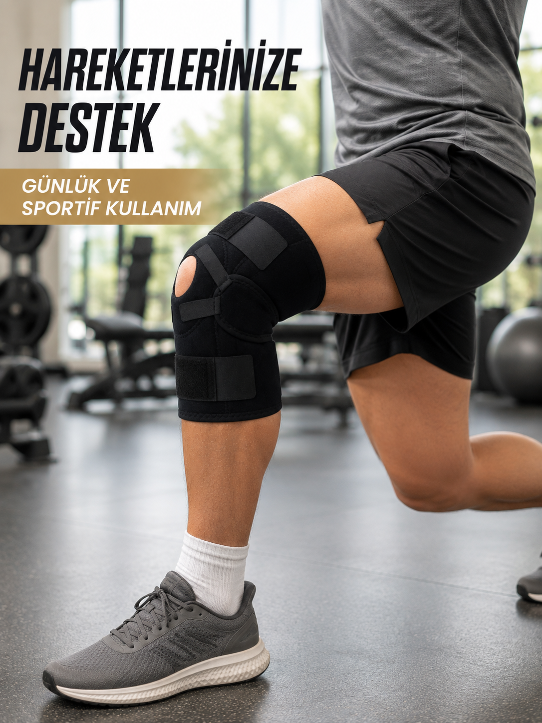 Ligamentli Dizlik Açık Patella Yan Destekli Ayarlanabilir Bantlı Sporcu Dizliği - Bayi Depom Ligamentli Dizlik Açık Patella Yan Destekli Ayarlanabilir Bantlı Sporcu Dizliği - Bayi Depom