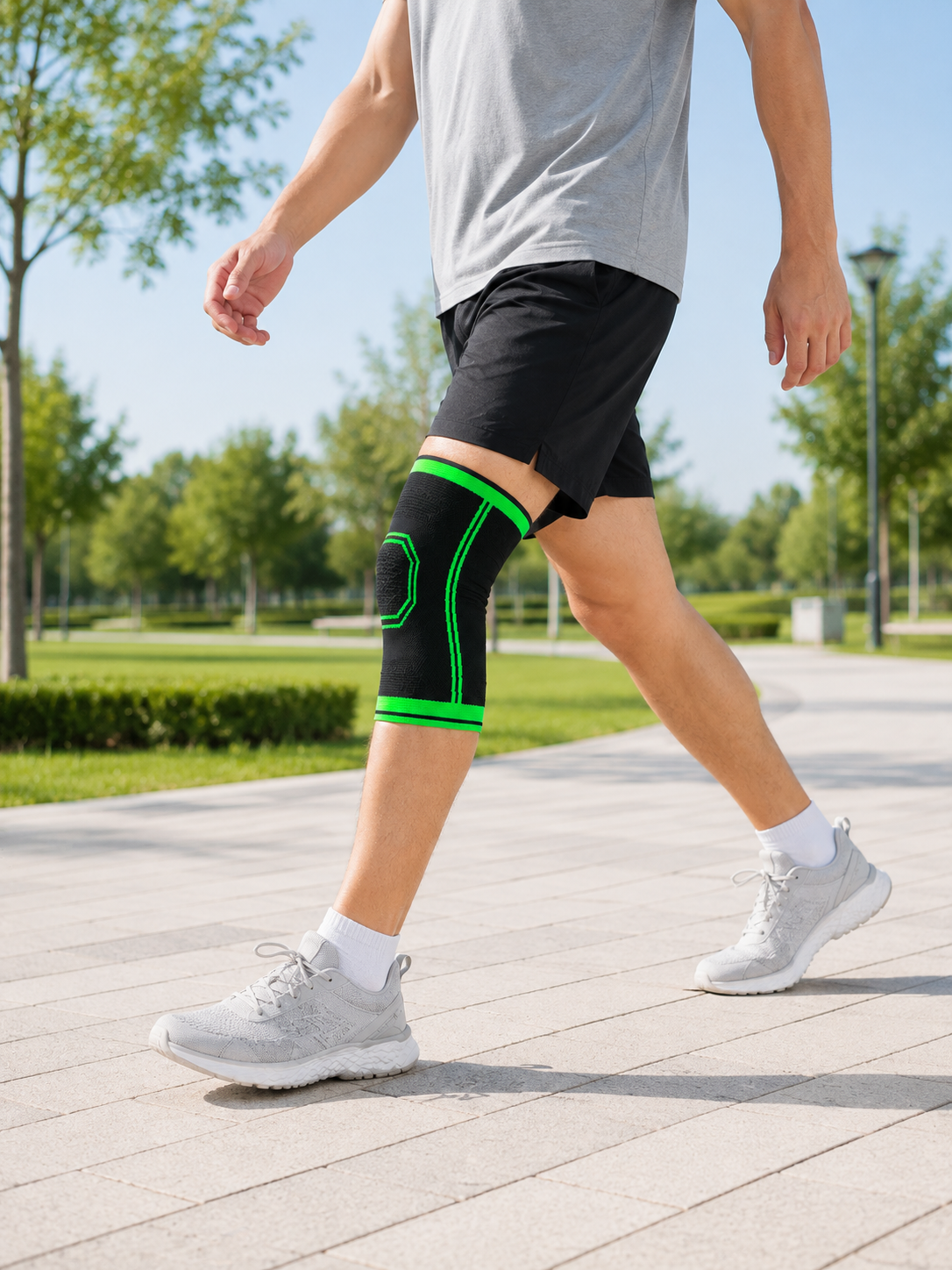 Diz Destekleyici Örme Dizlik Esnek Nefes Alabilen Spor Fitness Yürüyüş Dizliği - Bayi Depom Diz Destekleyici Örme Dizlik Esnek Nefes Alabilen Spor Fitness Yürüyüş Dizliği - Bayi Depom