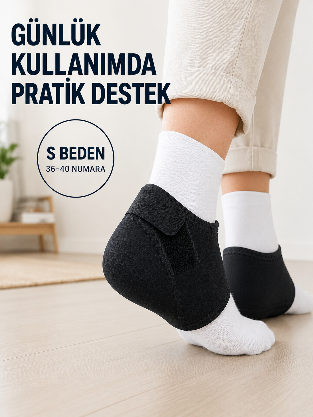 Ayarlanabilir Topuk Desteği S Beden 36-40 Numara Esnek Rahat Topuk Çorabı - Bayi Depom Ayarlanabilir Topuk Desteği S Beden 36-40 Numara Esnek Rahat Topuk Çorabı - Bayi Depom