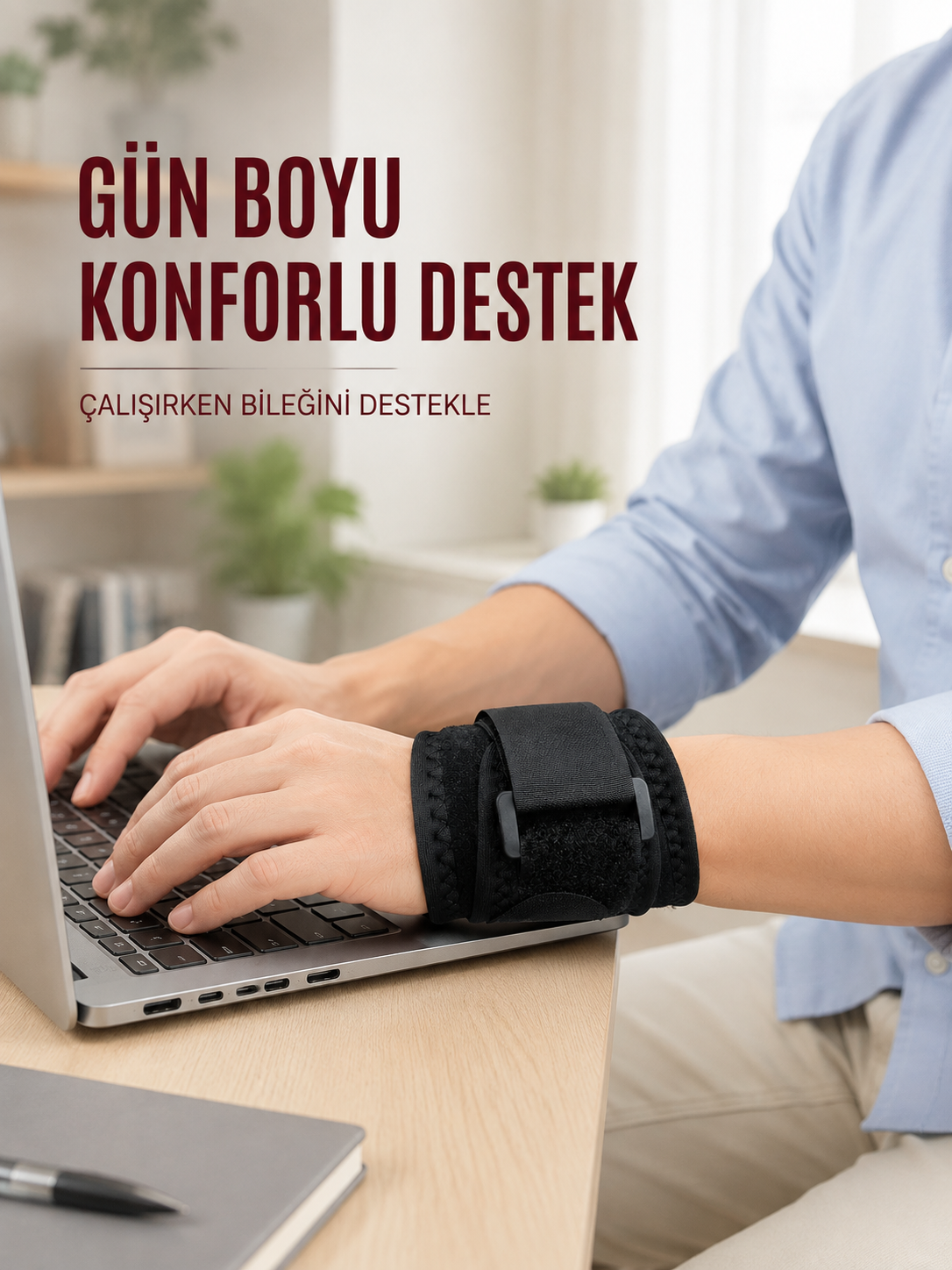 Cırtlı Bilek Destek Bandı Ayarlanabilir Spor ve Günlük Kullanım Bilekliği - Bayi Depom Cırtlı Bilek Destek Bandı Ayarlanabilir Spor ve Günlük Kullanım Bilekliği - Bayi Depom