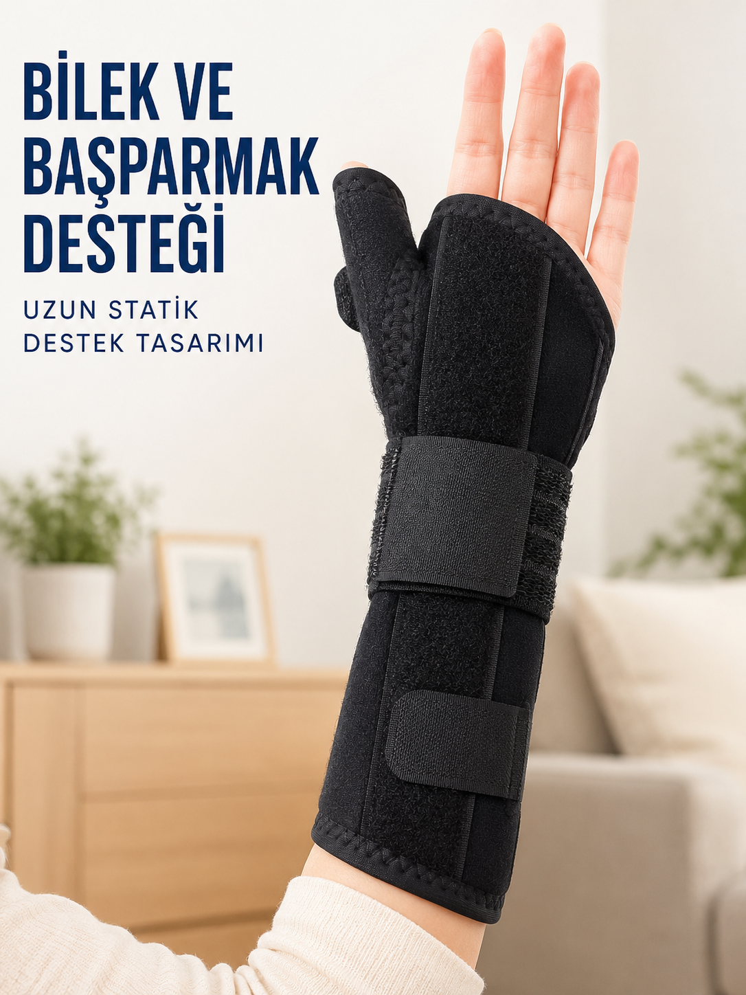 Başparmak ve El Bilek Destek Ateli Metal Destekli Ayarlanabilir Cırtlı Bileklik - Bayi Depom Başparmak ve El Bilek Destek Ateli Metal Destekli Ayarlanabilir Cırtlı Bileklik - Bayi Depom