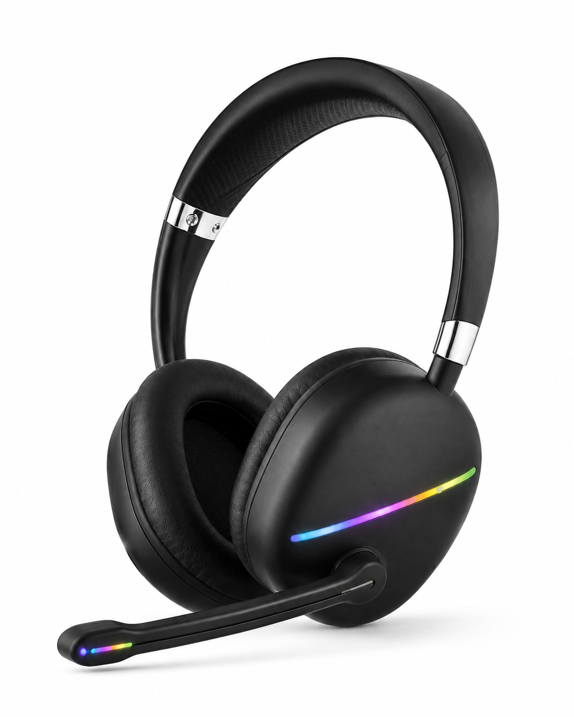 Mikrofonlu Bluetooth Kulak Üstü Kulaklık RGB Aydınlatmalı Type-C Şarjlı - Bayi Depom Mikrofonlu Bluetooth Kulak Üstü Kulaklık RGB Aydınlatmalı Type-C Şarjlı - Bayi Depom