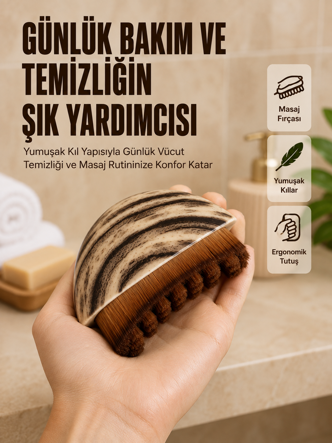 Banyo Masaj Fırçası Yumuşak Kıllı Ergonomik Vücut Temizleme Fırçası - Bayi Depom Banyo Masaj Fırçası Yumuşak Kıllı Ergonomik Vücut Temizleme Fırçası - Bayi Depom