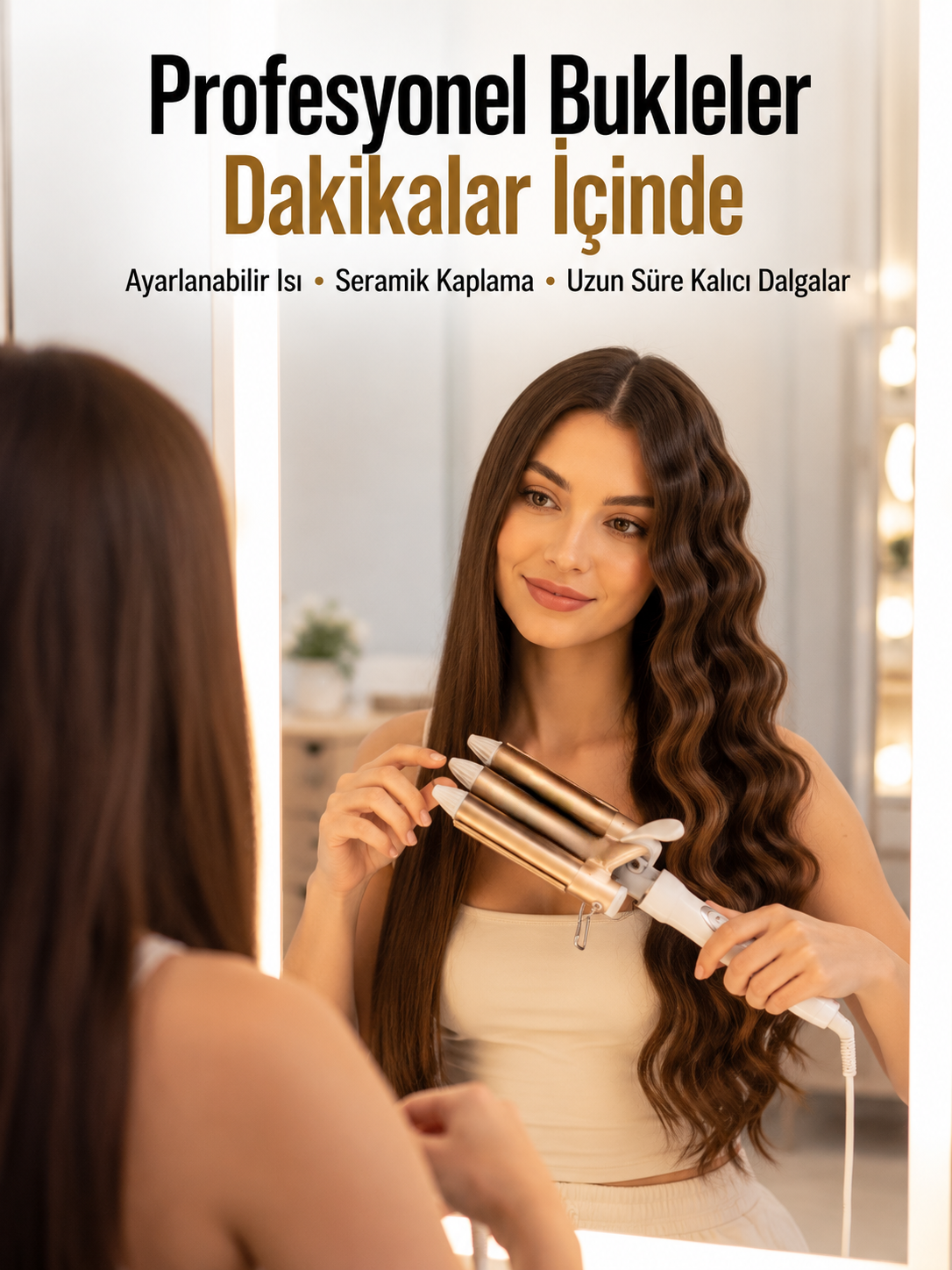Ayarlanabilir Isı Ayarıyla Profesyonel Bukle Maşası – Hızlı ve Nazik Şekillendirme - Bayi Depom Ayarlanabilir Isı Ayarıyla Profesyonel Bukle Maşası – Hızlı ve Nazik Şekillendirme - Bayi Depom