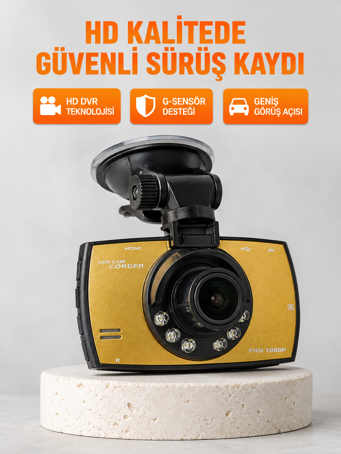 Araç Ön Kamera Full HD Kayıt ve G Sensor Özellikli - Bayi Depom Araç Ön Kamera Full HD Kayıt ve G Sensor Özellikli - Bayi Depom
