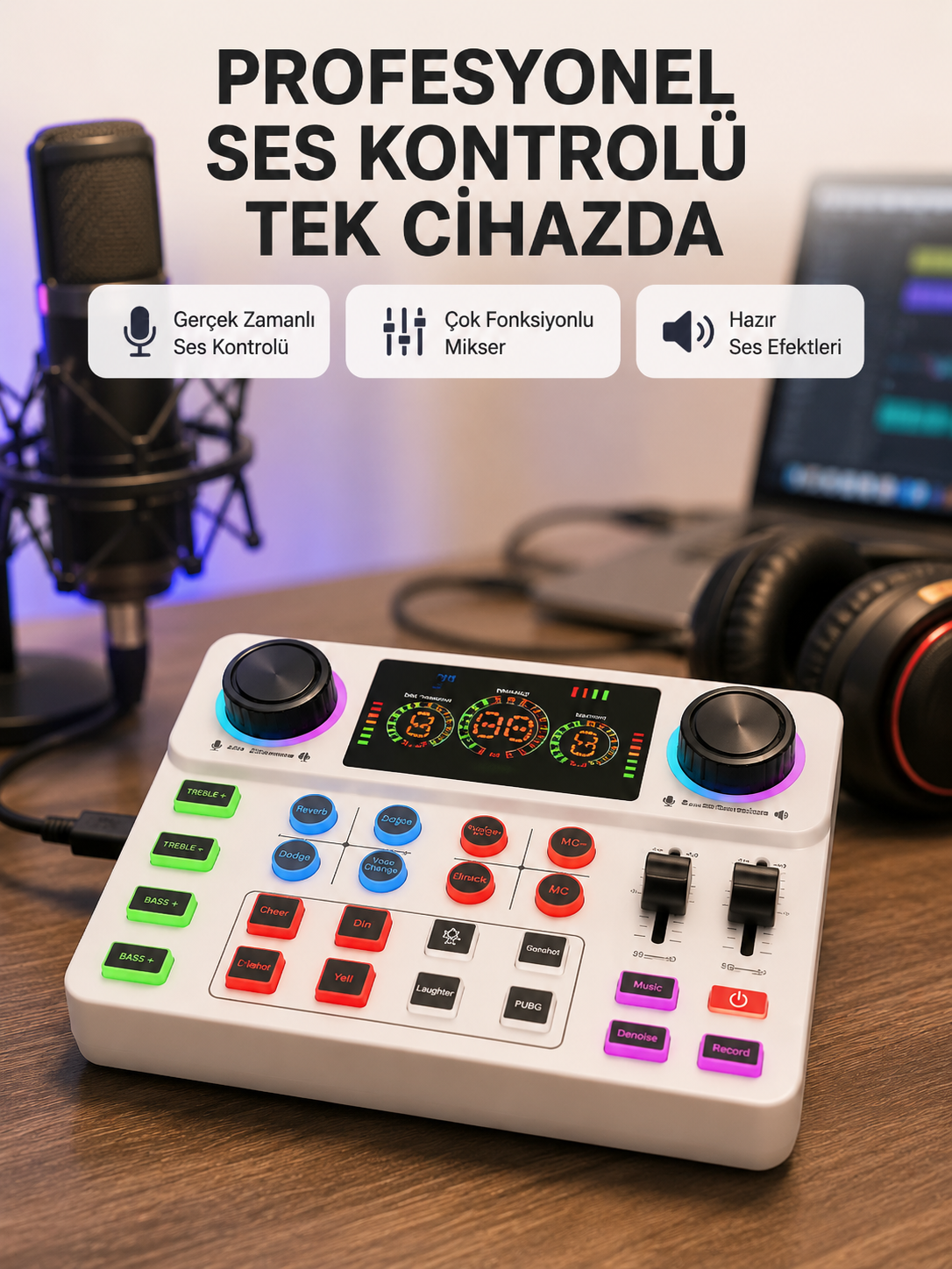 Bluetooth Bağlantılı Karaoke ve Yayın Ses Kontrol Ünitesi - Bayi Depom Bluetooth Bağlantılı Karaoke ve Yayın Ses Kontrol Ünitesi - Bayi Depom