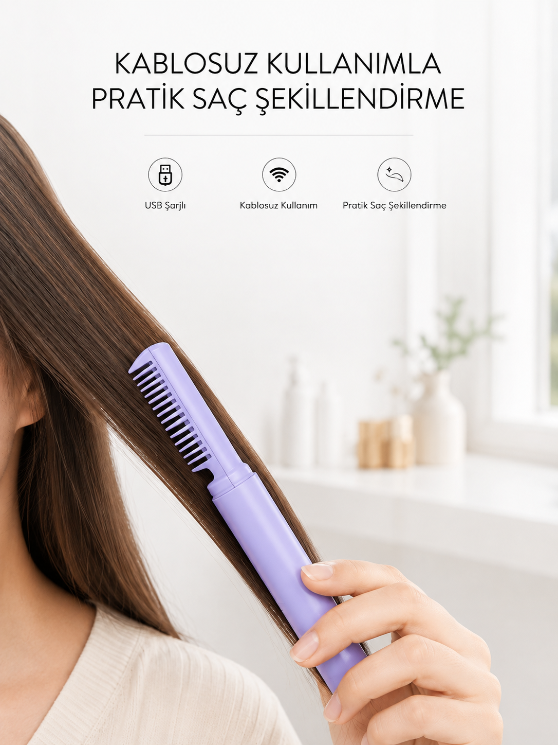 Ayarlanabilir Isı Kontrollü Saç Şekillendirici – İnce ve Kalın Tellere Uyumlu - Bayi Depom Ayarlanabilir Isı Kontrollü Saç Şekillendirici – İnce ve Kalın Tellere Uyumlu - Bayi Depom