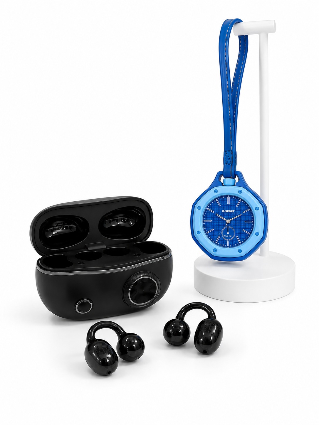 Kablosuz Kulaklık Mavi Çanta Aksesuar Saati Kampanyalı Müzik ve Günlük Kullanım Seti - Bayi Depom Kablosuz Kulaklık Mavi Çanta Aksesuar Saati Kampanyalı Müzik ve Günlük Kullanım Seti - Bayi Depom